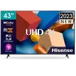 Hisense 43 Inch Smart UHD Frameless TV 43A6QKEN - 1