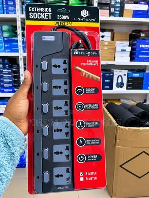 6-Way Lightwave Extension Socket - 2500W