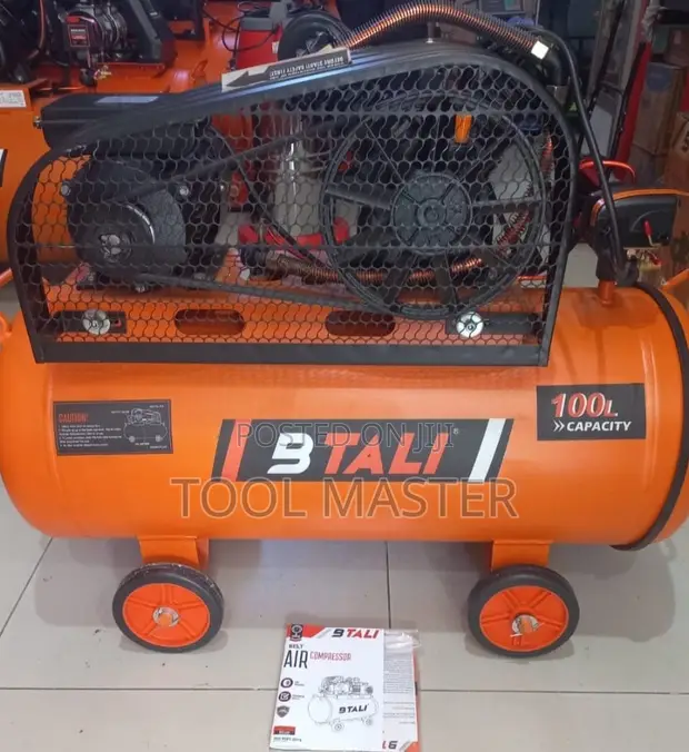 BTALI 100L Belt-Driven Air Compressor - 1