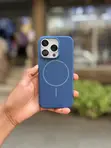 Textured Faux-Leather MagSafe Case for iPhone 16 Pro Max - 2