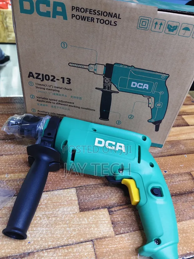 DCA AZJ02-13 Electric Impact Drill (500W, 13mm) - Brand New - 1