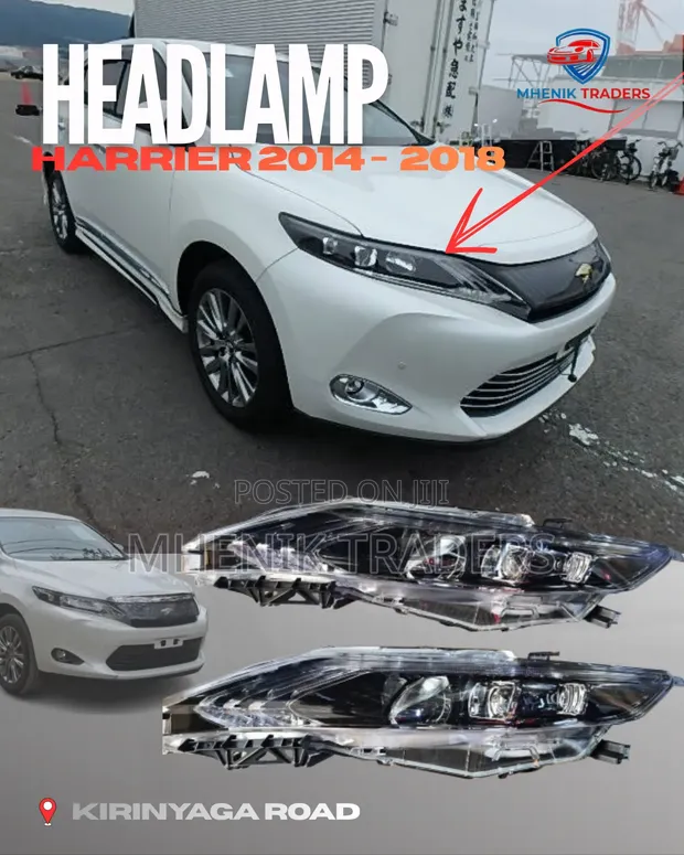 Mwangaza wa Mbele wa Toyota Harrier (Mpya Kabisa) - 1