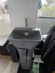 Basin ya Kunawia Mikono ya Mraba ya Kusimama Pekee - 2