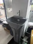 Basin ya Kunawia Mikono ya Mraba ya Kusimama Pekee - 3