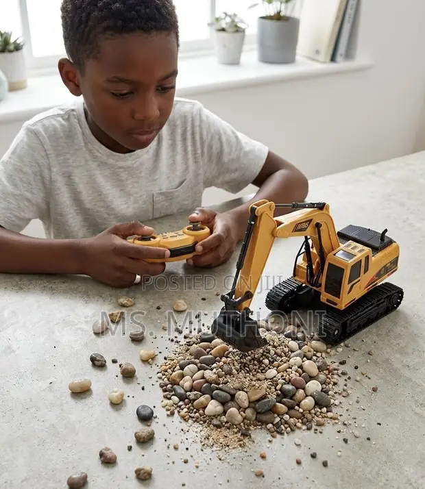 Little Engineers Excavator Toy ya Remote Control - 1