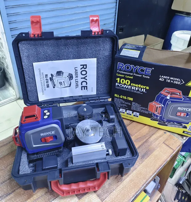 Royce 4D 16-Line Green Laser Level (100M Range) - 1