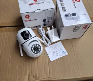V380 Dual Lens WiFi Bulb Camera - Wall Mounted CCTV