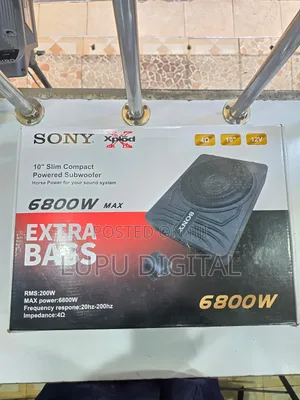 Sony S10 6800W Subwoofer Chini ya Kiti