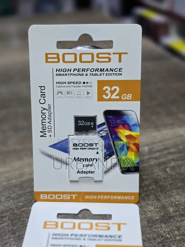 Boost 32GB Memory Card with SD Adapter - 1