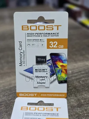 Boost 32GB Memory Card with SD Adapter