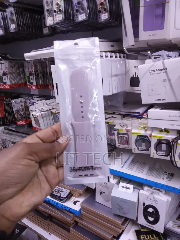 Apple Watch Silicone Sport Strap - Light Lilac/Lavender Grey - 38/40mm - 1