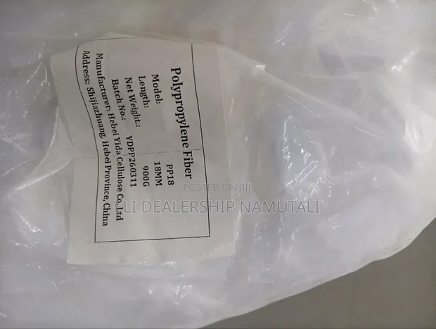 Polypropylene Fibre 18mm for Concrete Reinforcement – 900g - 1