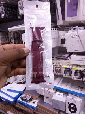 Apple Watch Silicone Sport Strap - Burgundy/Maroon