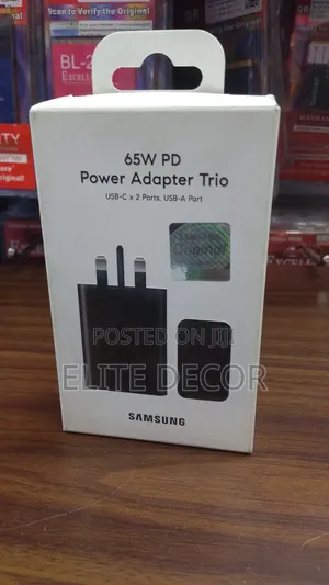 Samsung 65W PD Power Adapter Trio - 3-Port Fast Charger