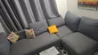 L-Shaped Sofa Set - 5 Seater, Grey - 1