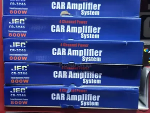 JEC 800W 4-Channel Bridgeable Power Car Amplifier