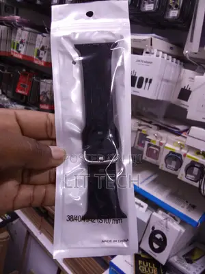 Apple Watch Silicone Sport Strap - Black - 38/40/41/42mm
