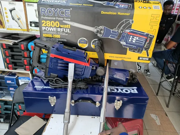 Royce 2800W Heavy Duty Demolition Hammer - 1