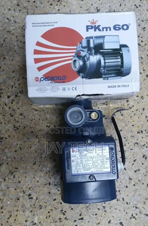 Original Pedrollo PKm 60 0.5HP Booster Water Pump - Made in Italy - 1
