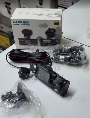 3-in-1 Dash Cam: Front, Inside, Rear Full HD 1296P