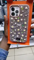 The Bling World Luxury Rhinestone Case kwa iPhone 14 Pro - 1