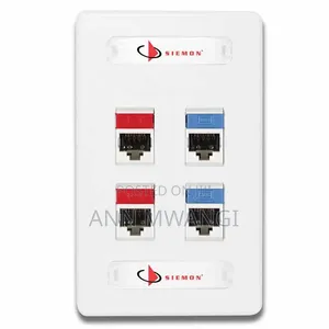 Siemon Double Faceplate