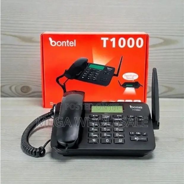Bontel T1000 Dual SIM GSM Wireless Landline Desk Phone - 1