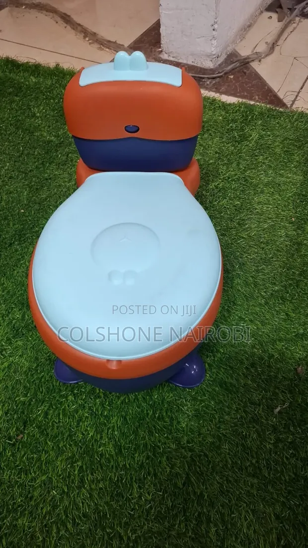 Kiti cha Mafunzo ya Potty kwa Watoto chenye Kiti cha Nyuma - 1