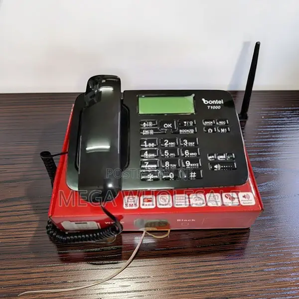 Bontel T1000 Dual SIM GSM Wireless Landline Desk Phone - 1