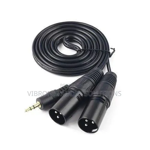 3.5mm Mini Jack Stereo TRS to XLR Female Cable - 1