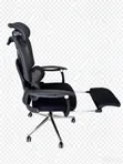 Boss Office Products Kiti cha Ofisi cha Orthopedic chenye Msaada wa Miguu - 1