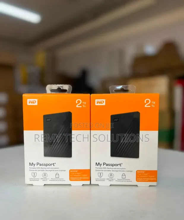 WD 2TB My Passport External Hard Drive - 1