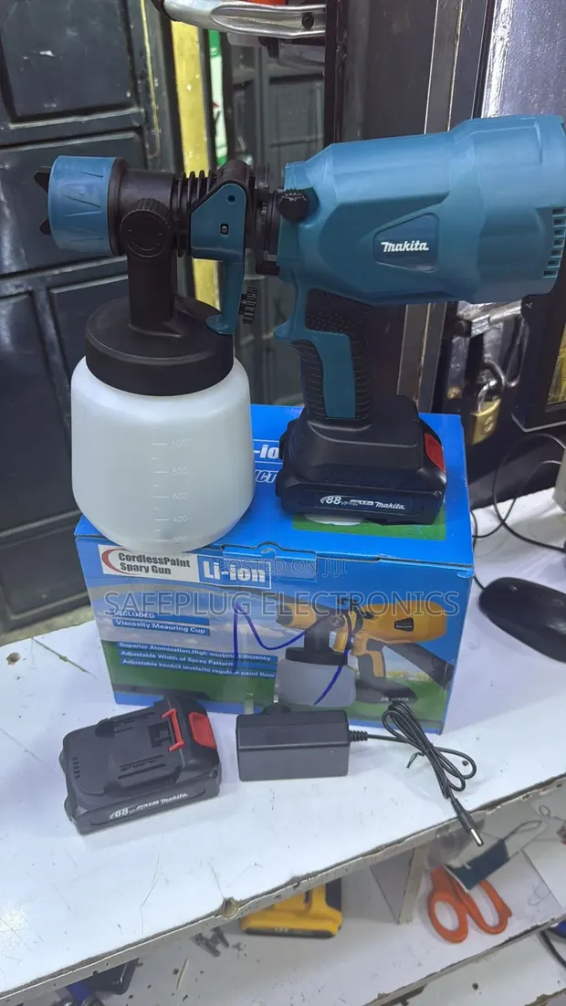 Heavy Duty Makita 88V Cordless HVLP Paint Spray Gun - 1