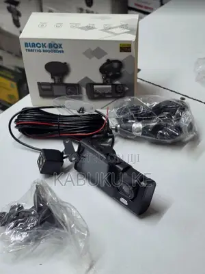 3-in-1 Car Dash Camera with Rear Camera
