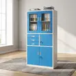 Office Metallic Cabinet with Integrated Safe - 2