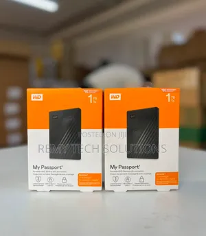 WD My Passport 1TB Portable External HDD