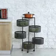 Rotating 5 Tier Round Fruit Rack - 2