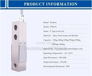 Load Cell Sensor ya Kupima Uzito F1 2000KG (4pcs)
