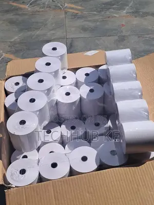 Full Carton of 50 Thermal Receipt Rolls (80mm x 80mm)