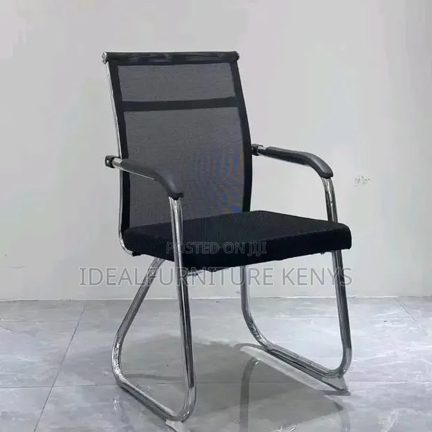 Executive Mesh Back Visitor Chair - Sled Base - 1