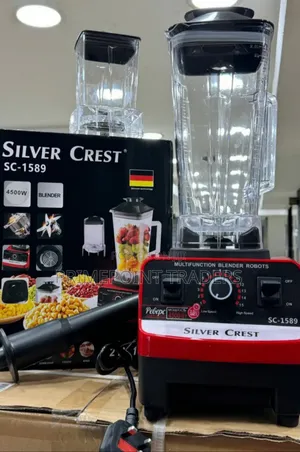 Silver Crest Commercial 2-in-1 Blender - Mpya Kabisa