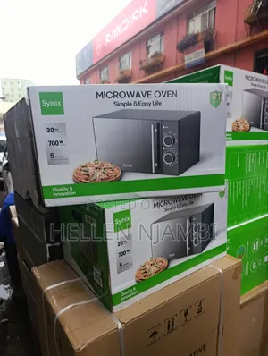 Syinix 20L Manual Microwave Oven - Mirror Finish