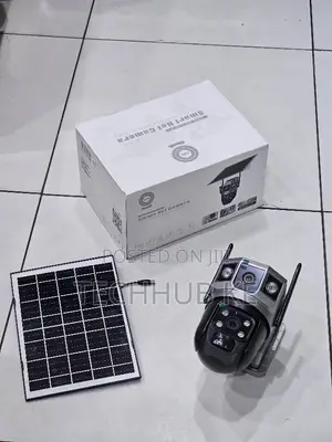 4G Dual-Lens V380 Solar PTZ Camera with SIM Card Slot