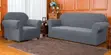 Grey Plain Sofa Covers - 2