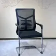 Kiti Kipya cha Wageni cha E Mesh Back - Sled Base - 2