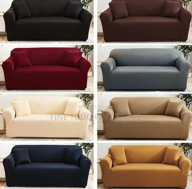 Plain Sofa Covers for Modern Homes - 1