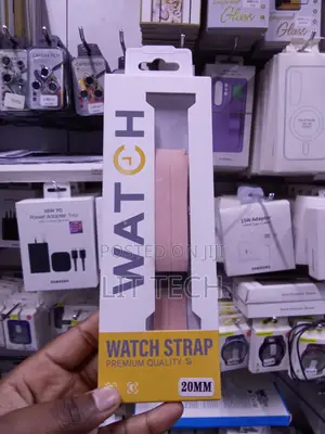 Premium Silicone Sport Loop Watch Strap - Pink - 20mm Universal