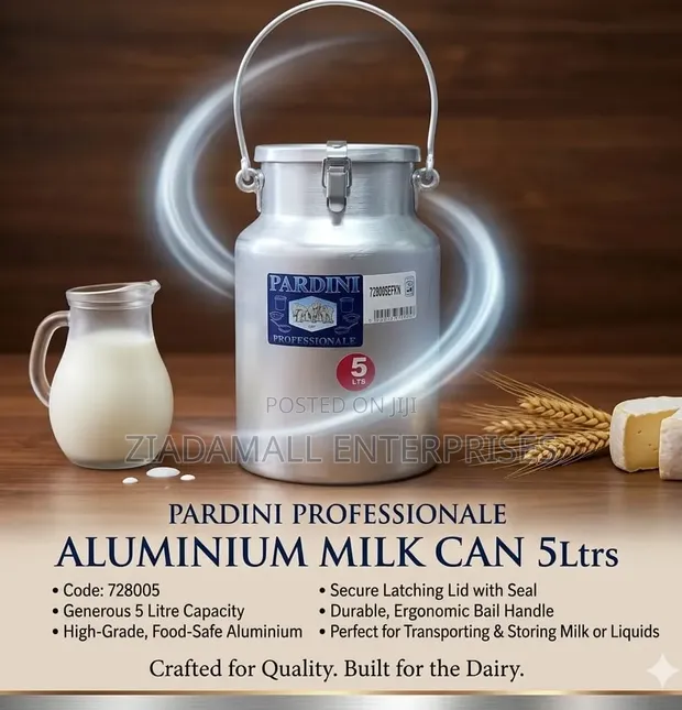Quality Pardini Milk Can (Aluminum, 5 Litre) - 1