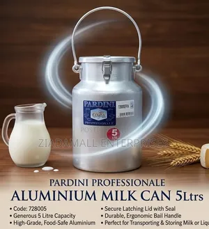 Quality Pardini Milk Can (Aluminum, 5 Litre)