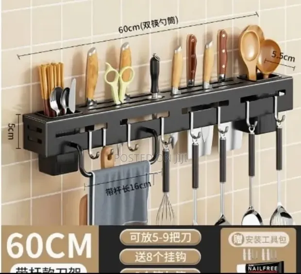GE Multi-Functional Kitchen Knife Storage Rack - 1